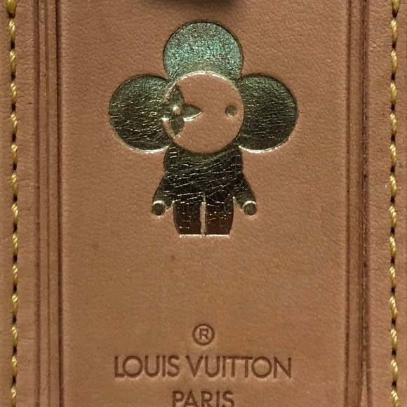 Louis Vuitton Accessories - LOUIS VUITTON VIVIAN HOT STAMP Leather LUGGAGE TAG